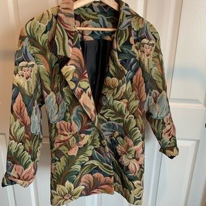 Floral blazer